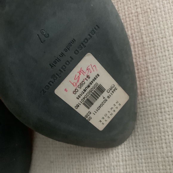 NARCISO RODRIGUEZ Suede Caged Lace Sandals - Size 37 - NWT + Rare! - Picture 10 of 10